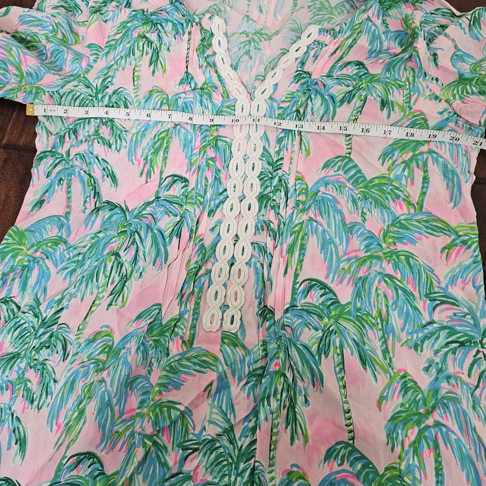 Lilly Pulitzer Dress Hollie Tunic Dress Ponk Blossom Suite Views Size Large